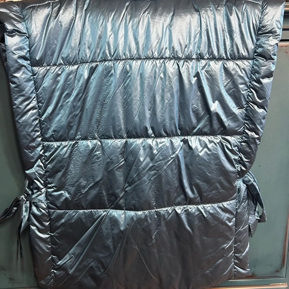 Anthropologie Blue Quilted Vest - Picture 2 of 4